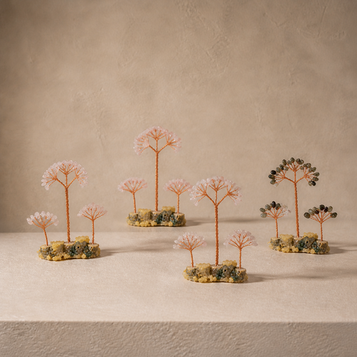 Agate Sliced Crystal Tree Home Decoration Manufacturer Wholesale Handmade Natural Crystal Tree Stone Tree Ornament