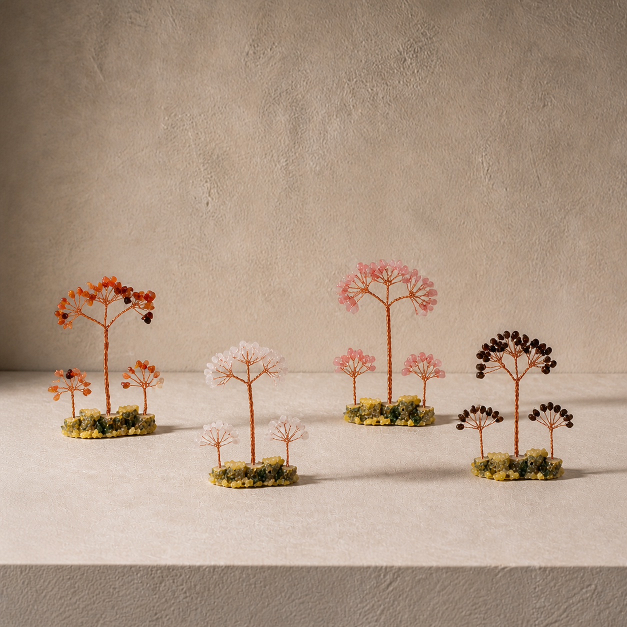 Agate Sliced Crystal Tree Home Decoration Manufacturer Wholesale Handmade Natural Crystal Tree Stone Tree Ornament