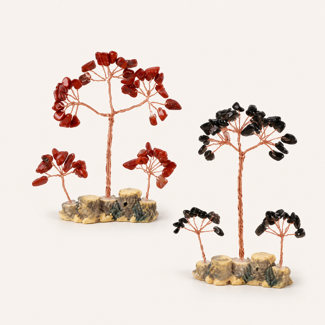 Agate Sliced Crystal Tree Home Decoration Manufacturer Wholesale Handmade Natural Crystal Tree Stone Tree Ornament