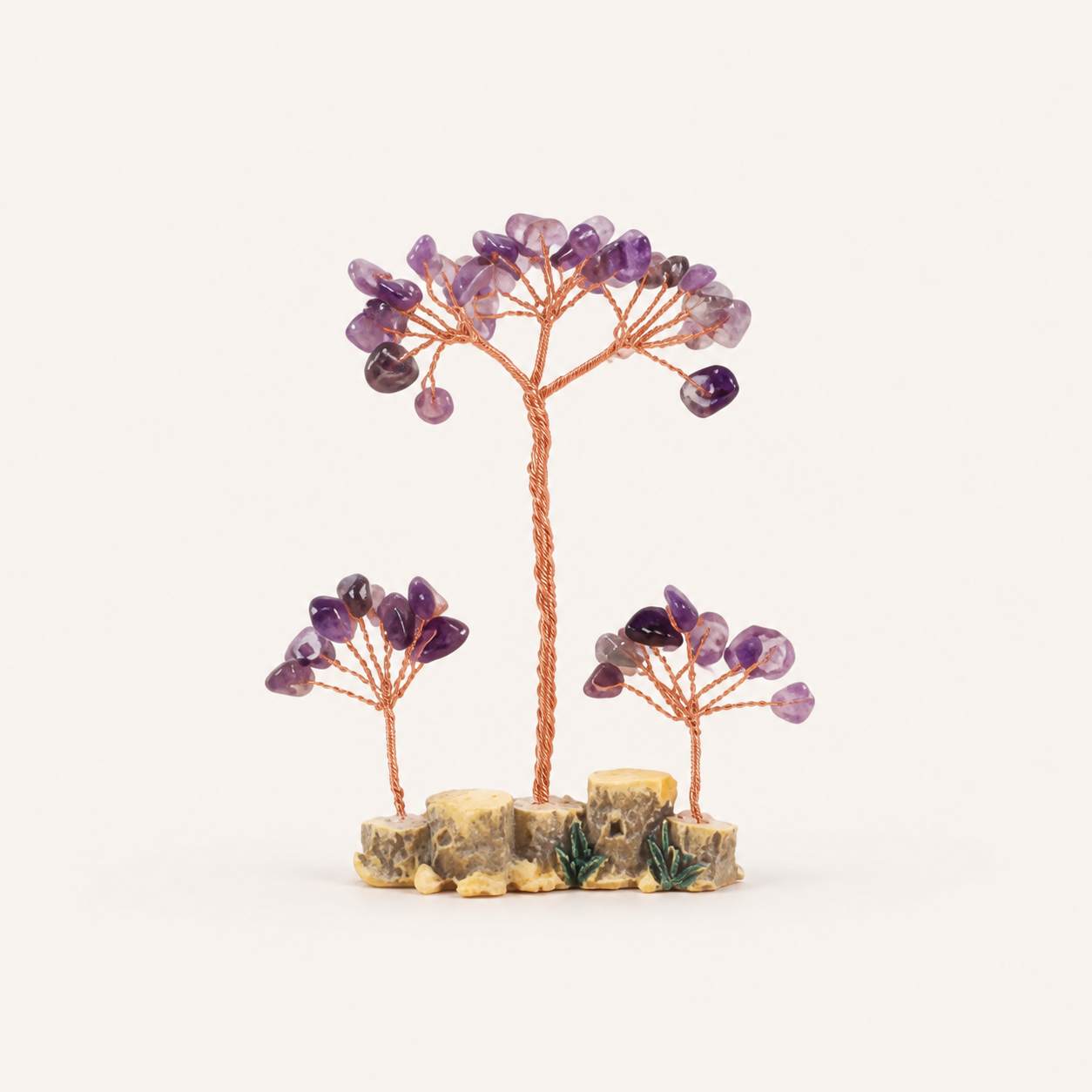 Agate Sliced Crystal Tree Home Decoration Manufacturer Wholesale Handmade Natural Crystal Tree Stone Tree Ornament