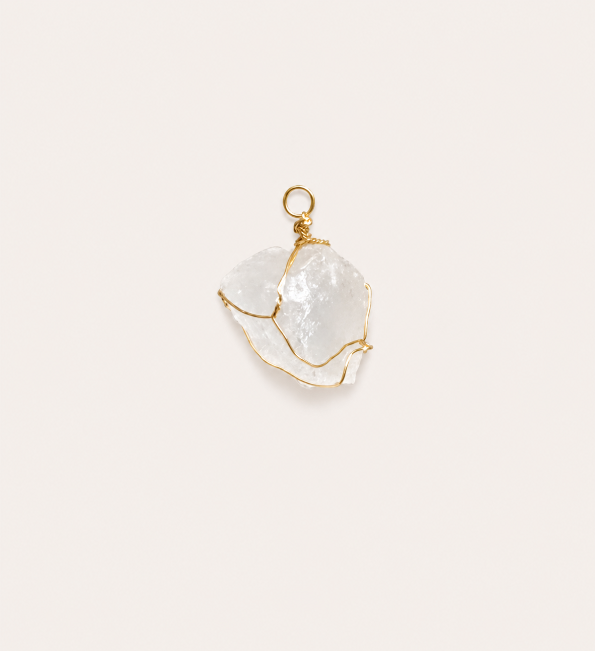 European and American irregular crystal raw stone pendants, hand-wrapped colorful natural crystal chips, sweater chain jewelry pendants