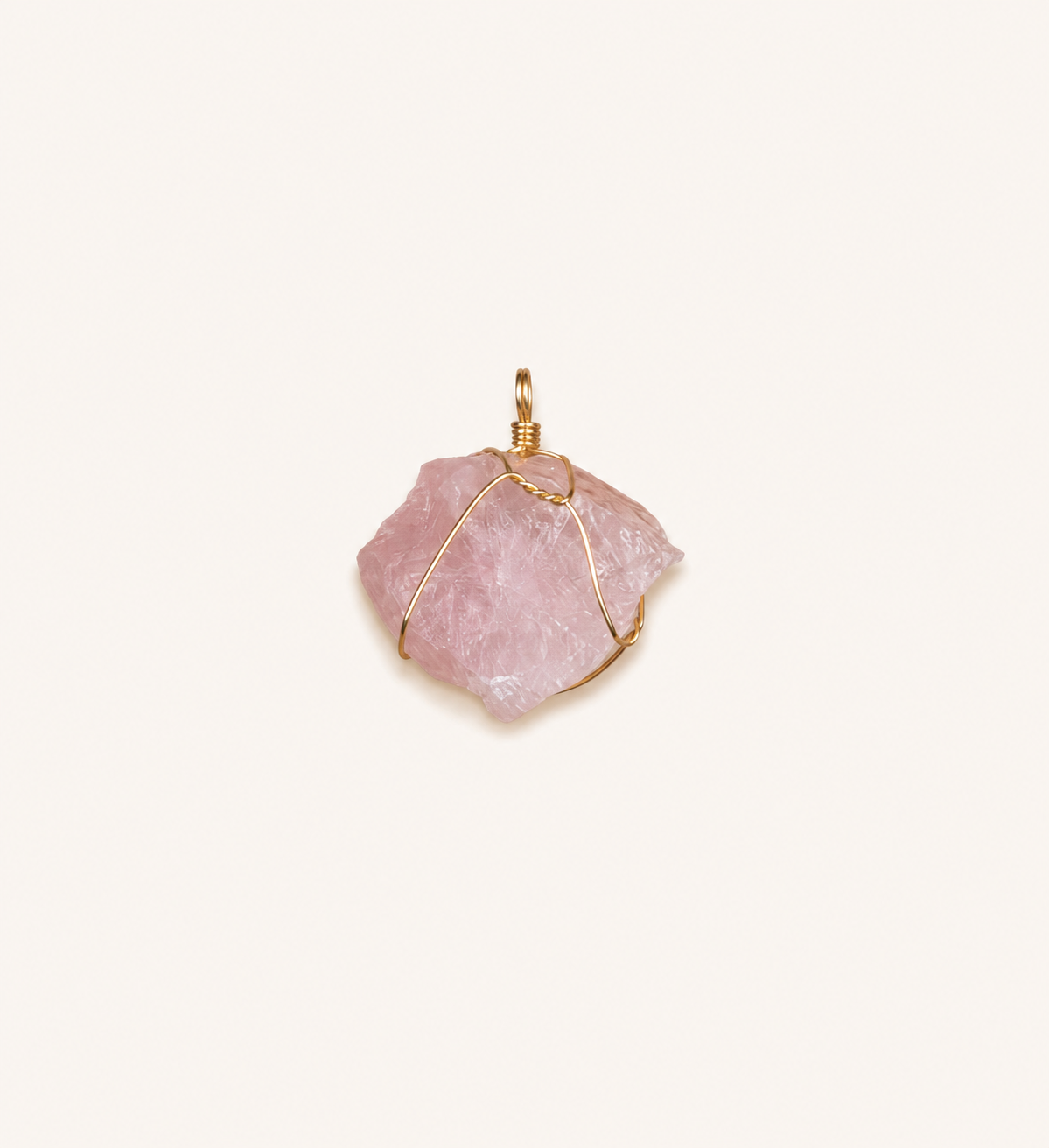Irregular natural crystal stone pendant diy Gilt-edged gravel sweater chain bracelet accessory